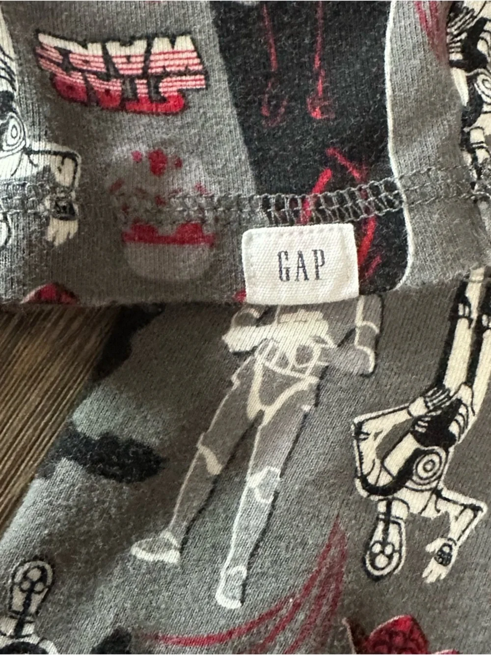 GAP kids Star Wars long John pajama set boys 6 organically grown cotton